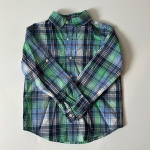 Janie and Jack Button Down size 4
